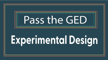3 Experimental Design Science GED Questions