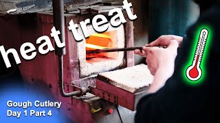 Bladesmith heat treatment of San Mai chef knife Part 4