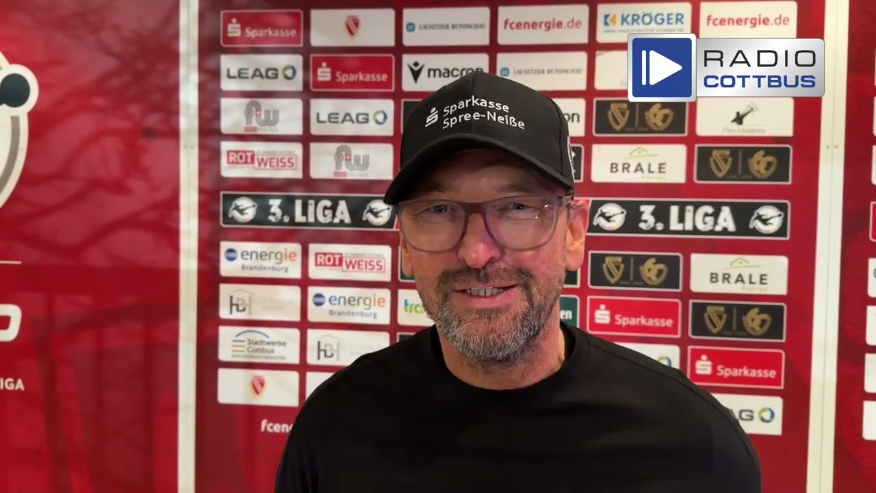 FC Energie Cottbus vs. SC Verl | Pele Wollitz: „Die Wucht fehlte