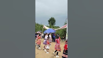 Gái xinh hmoong nhảy cực đẹp tại lễ hội gầu tào #gaixinhtaybac #hmong #lehoi #lễhội