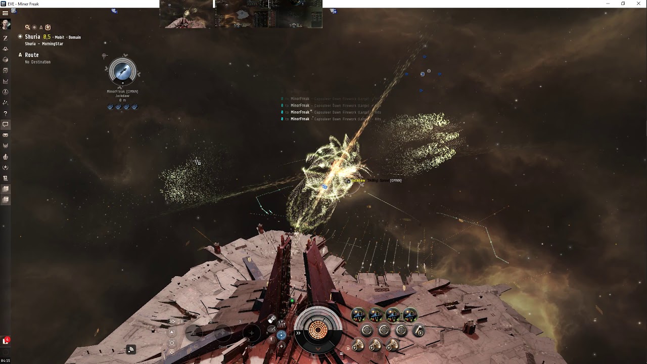 Eve online Capsuleer Dawn Fireworks (upwell) YouTube