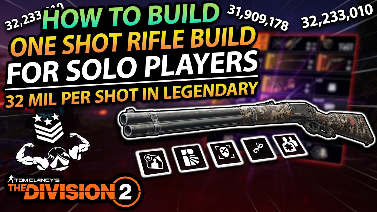 The Division 2 | 30M+ One-Shot Rifle Build Clears SOLO Legendary – No Global Event