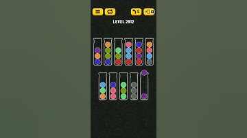 Ball Sort Puzzle Level 2912 🎯 All level without extra tube 😂 Game Walkthrough 😘