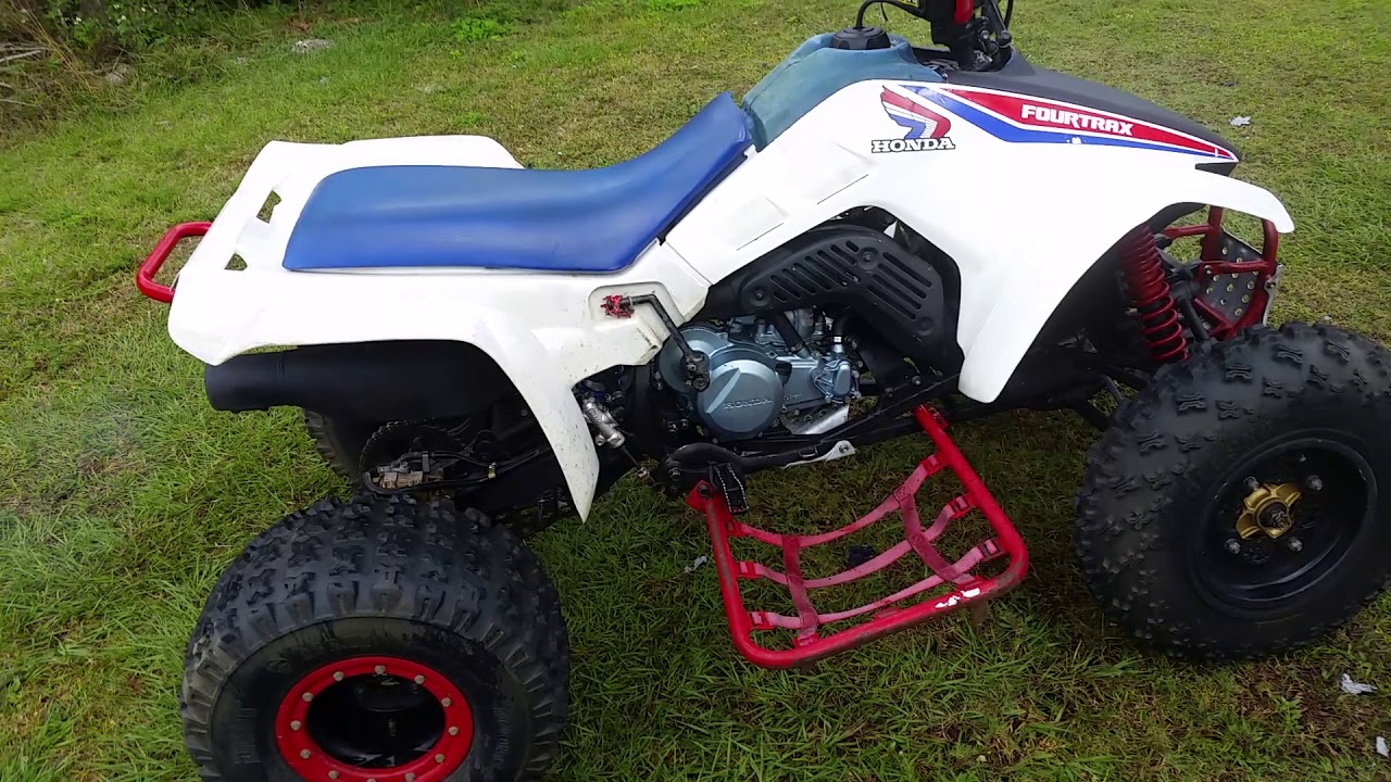 Trx250r engine - YouTube