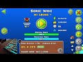 Sonic Wave 100% New Hardest (Geometry Dash)