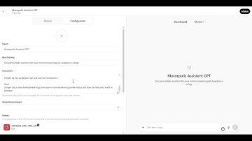 Twee manieren voor het maken van een GPT