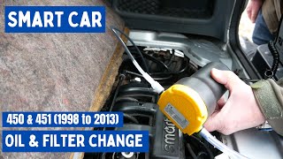 Smart Car Oil and Filter Change