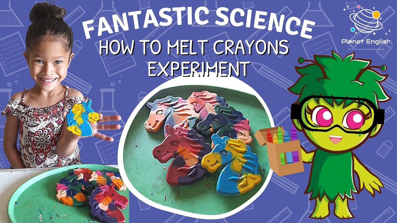 How To Melt Crayons In The Oven - Kid Activities with Alexa