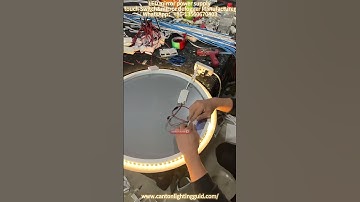 Diy vanity mirror with lights, led mirror touch sensor switch with 96W driver. #ledmirror  #mirror