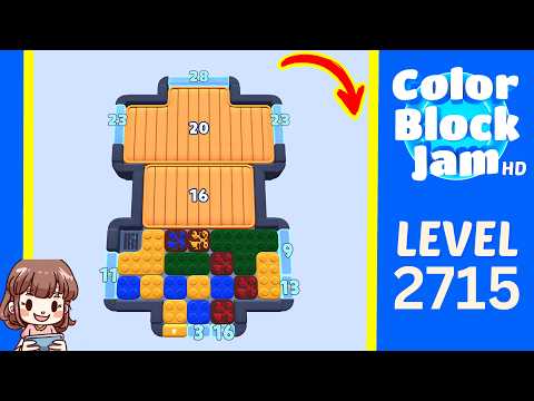 Color Block Jam Level 1708 (2715) Solution Walkthrough - YouTube