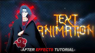 Text Animations & Effects Tutorial | After Effects
