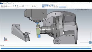 Mastercamマシンシミュレーション - NCコードシミュレーション