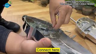 Sinooutput marine control lever installation tutorial.