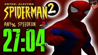 [Old] Spider-Man 2: Enter Electro Speedrun (PS1) | Any% in 27.04