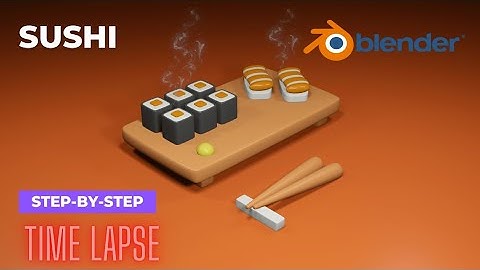 How to make Sushi in Blender