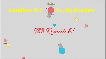 Sandbox 1v1 Vs. My Brother (Rematch) - Diep.io