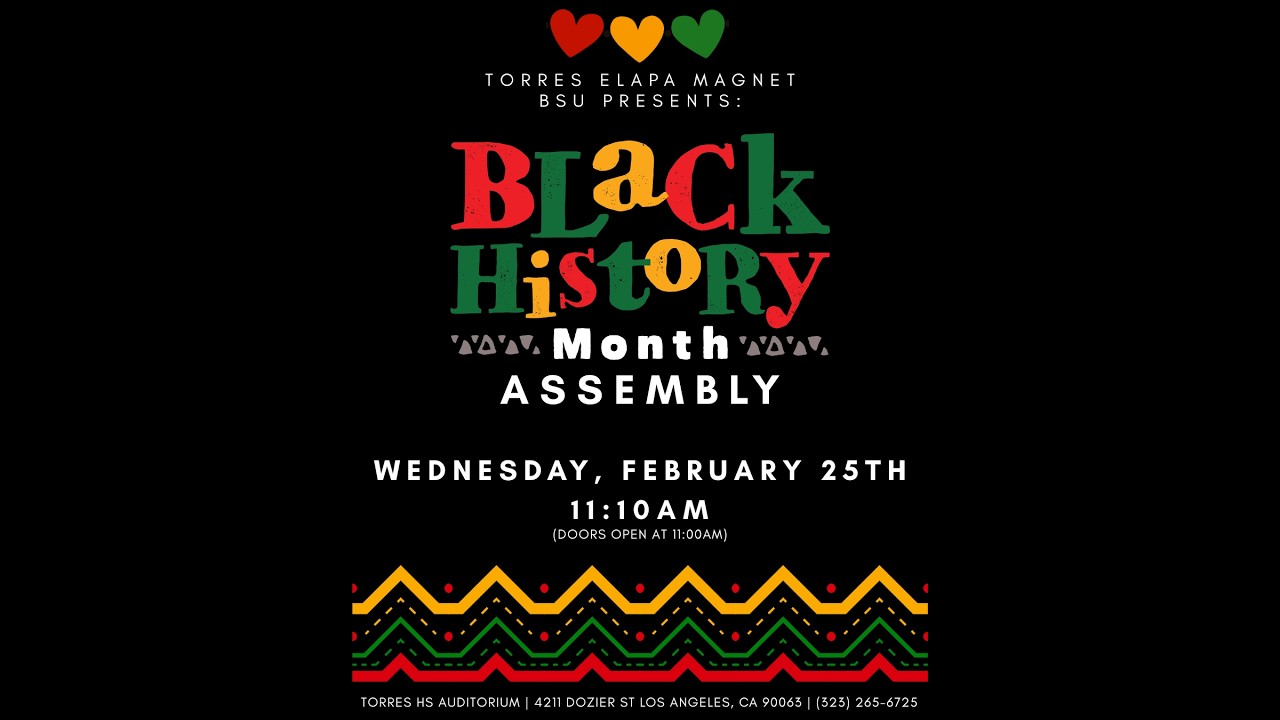 ELAPA Black History Month Assembly 2026 - YouTube