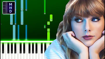 Taylor Swift - mad woman (Piano Tutorial Easy)