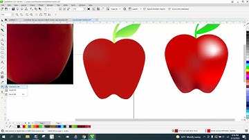 Corel Draw Tips & Tricks Draw a Apple Part 3 Mesh Fill Tool
