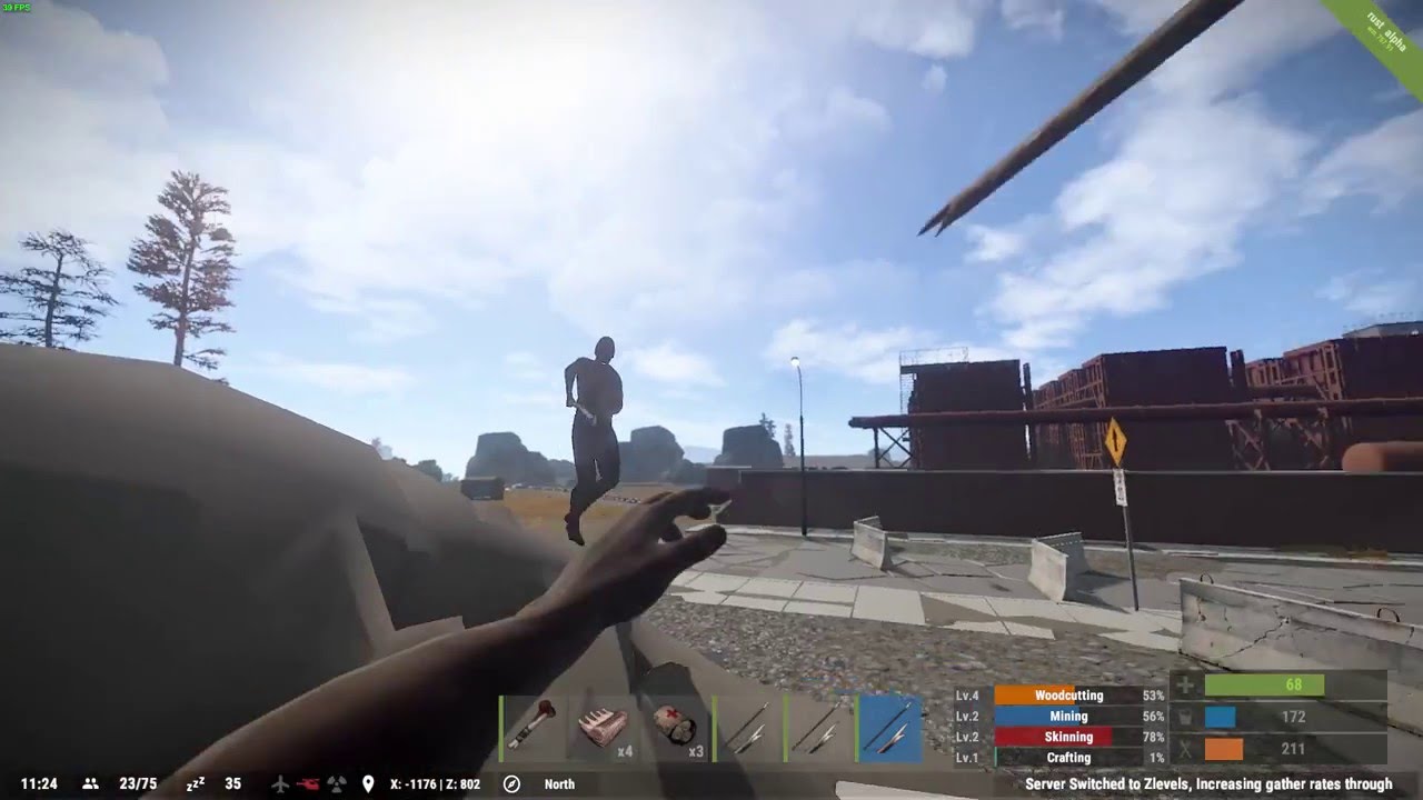 EPIC Rust Headshot - Throwable Spear