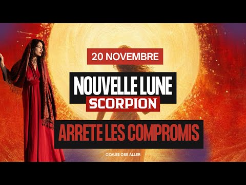 New moon in Scorpio on November 20th - FEAR of YOURSELF is making you miss out on your life