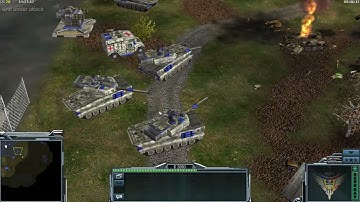 USA Prologue Retreat of Europe (THE END OF DAYS 098) C&C Generals Zero Hour