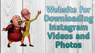 Download Instagram Photos and Videos Without any external application | Very useful website screenshot 2
