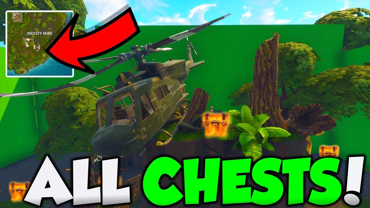 Fortnite "Search Chests in Moisty Mire" Week 9 ULTIMATE Chest Challenge