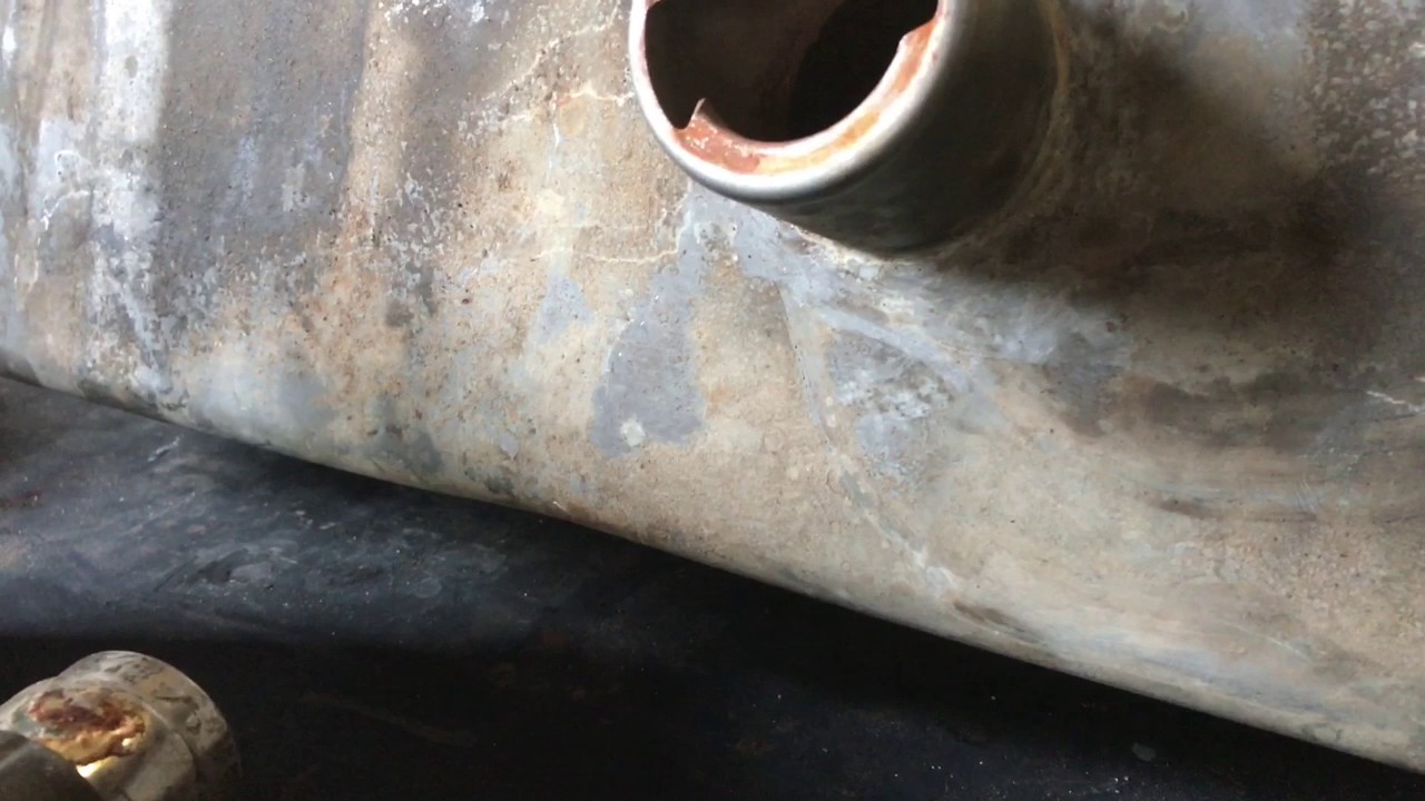 How To Red Kote Gas Tank Sealer Cover Rust Seal Leaks Youtube