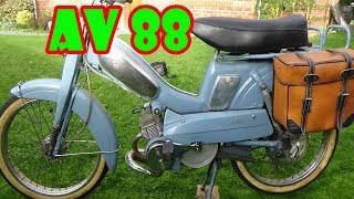 Motobecane AV88 kit 70cc - YouTube