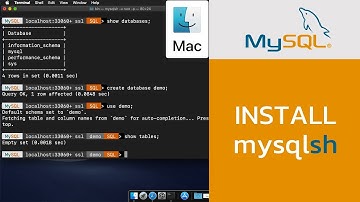 สอน MySQL: การติดตั้ง MySQL Shell 8 (mysqlsh) บน macOS