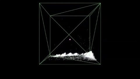 simulate snow based on material point method