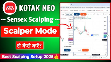 Kotak neo Chart Sensex Scalping Live demo | Sensex Option Scalping on Chart | Kotak Neo Scalper