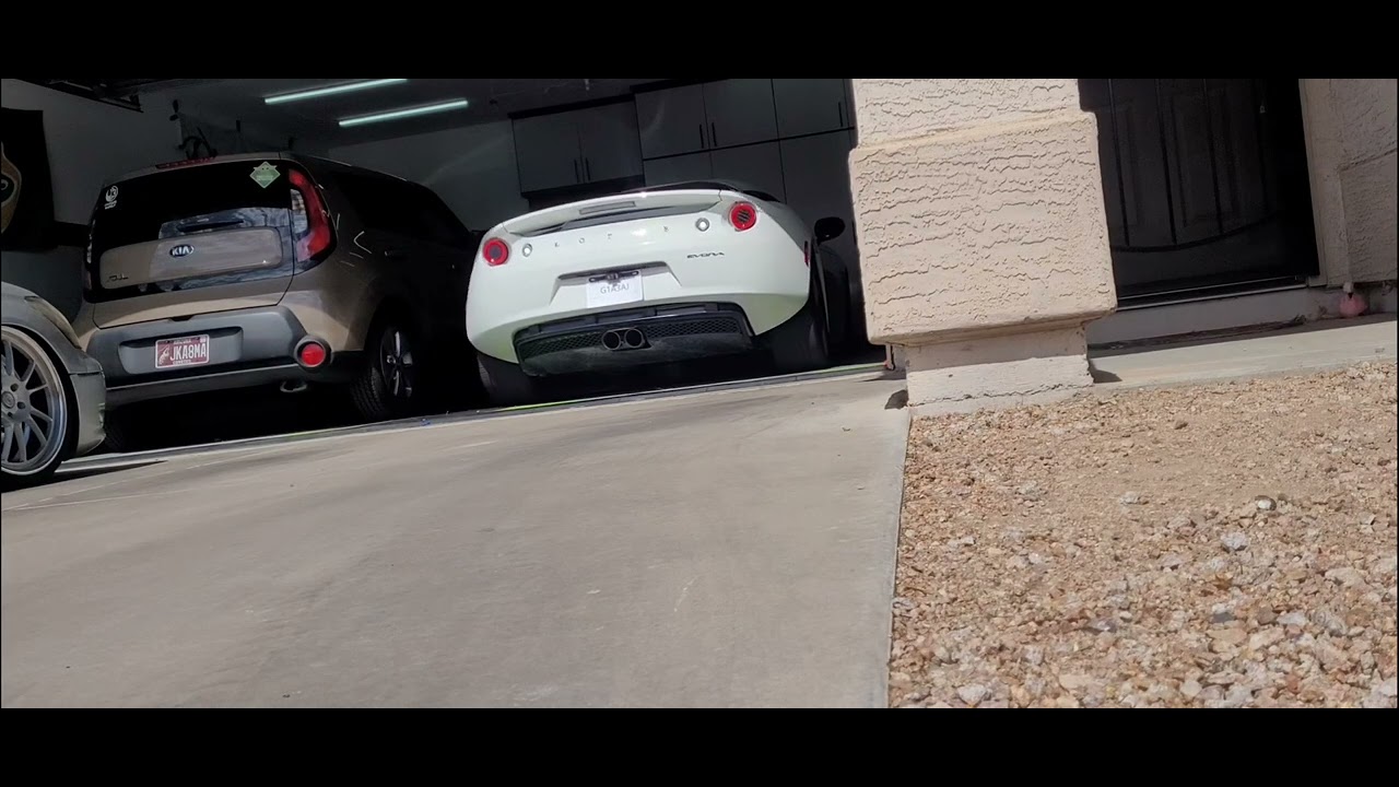 Lotus Evora Plack Exhaust