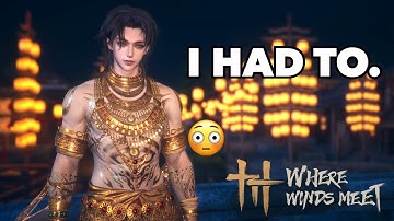 I Rolled for the ABS… Sinking Sun Outfit 😳🔥 | Where Winds Meet