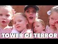 TAKING 5 Year Old QUADRUPLETS On DISNEY'S TOWER OF TERROR