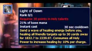 New cataclysm paladin talents