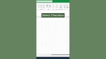 Checkboxes in Excel‼️ #excel