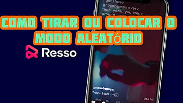 Como tirar a playlist do modo aleatorio?