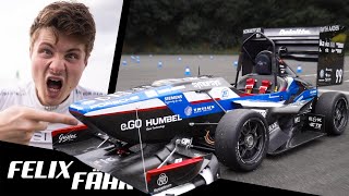 Krasse Beschleunigung! (2,4s 0-100km/h) | Felix fährt Formula Student