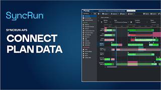 How Syncrun APS Uses Plant Data for Production Planning