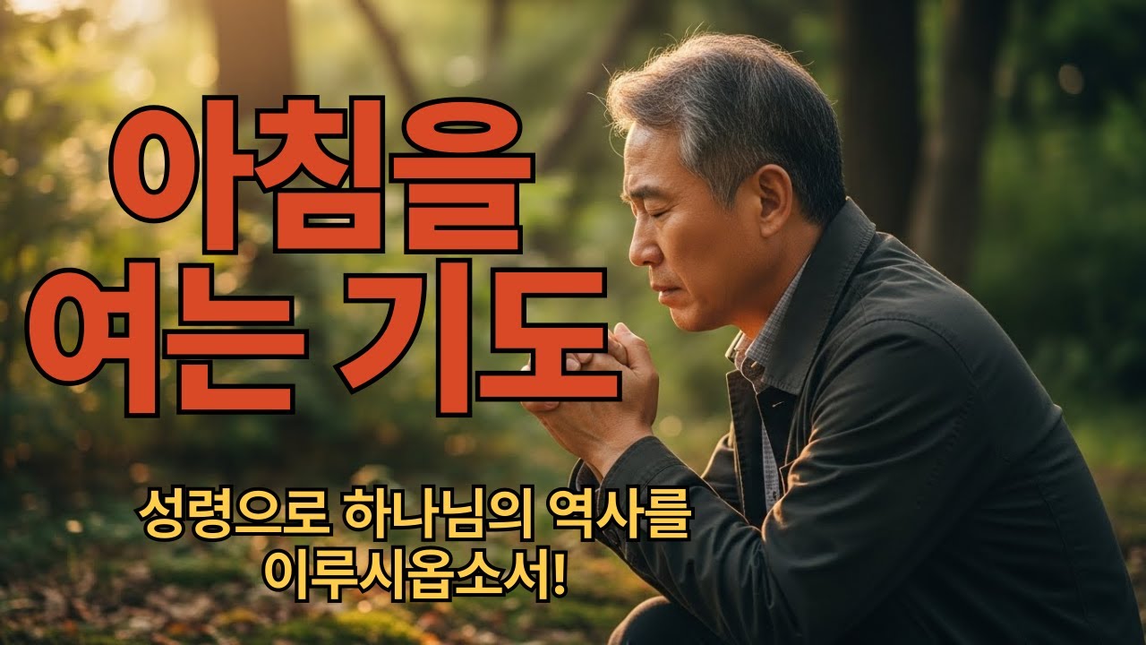 [  아침을 여는 기도 ] 성령으로 하나님의 역사를 이루시옵소서!