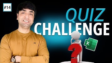 QUIZ SUNDAY #14 | Live Interactive Quiz Excel Questions with Answers