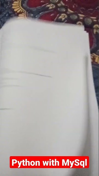 Interfacing Python with MySQL class 12th notes 📝 #shorts #cs #computer ...