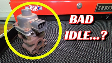 EGR Solenoid Valve - Rough Idling - How to test and replace
