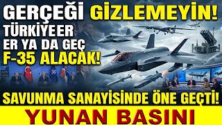 Gerçeği Gizlemeyin Türkiye Er Ya Da Geç F - 35 Alacak Savunma Sanayisinde Öne Geçti