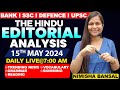 Editorial analysis  15th may 2024  vocab grammar reading skimming  nimisha bansal