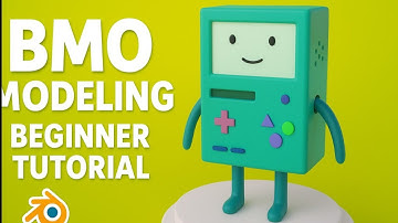 BMO 3D Modeling, Texturing & Lighting | Blender Beginner Tutorial #blender#blendertutorial#trending