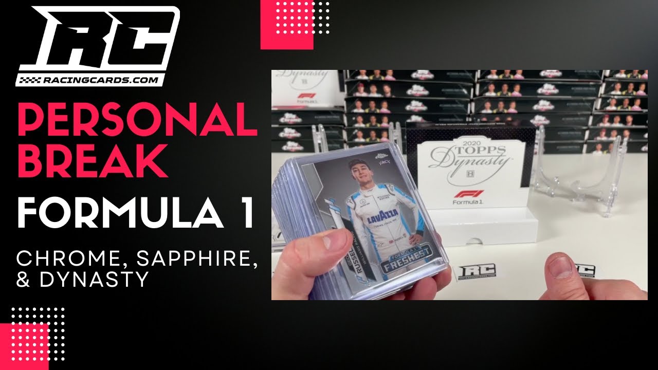 Formula 1 Topps Chrome, Sapphire, and Dynasty Personal Break