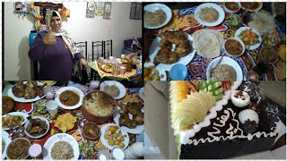 اول عزومه في  أول يوم رمضان في شقتي الجديده